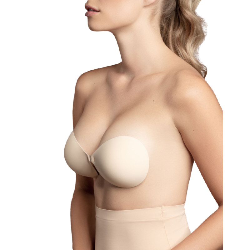 BYE-BRA - REGGISENO INVISIBLE BEIGE COPPA B