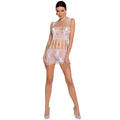 PASSION - WOMAN BS090 BODYSTOCKING BIANCO TAGLIA UNICA