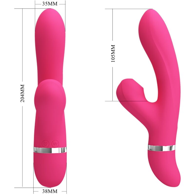 PRETTY LOVE - VIBRATORE E ASPIRAZIONE WILLOW RABBIT