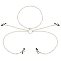 OHMAMA FETISH 4 MORSETTI PER CAPEZZOLI CON COLLANA A CATENA