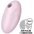SATISFYER - STIMOLATORE E VIBRATORE VULVA LOVER 3 ROSA