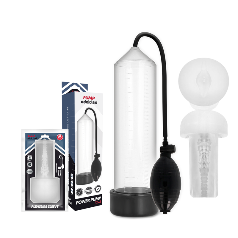 PUMP ADDICTED - RX3 TRASPARENTE CON MANICOTTO DEL PIACERE
