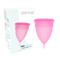 STERCUP - COPPA MESTRUALE IN SILICONE FDA ROSA - TAGLIA L