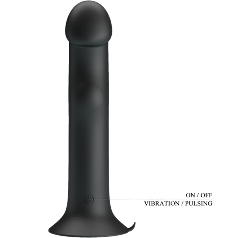 PRETTY LOVE - VIBRATORE E SUCCHIATORE CLITORIDEO MURRAY BLACK