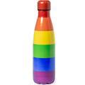 PRIDE - SCALDABAGNO METALLICO CON BANDIERA LGBT