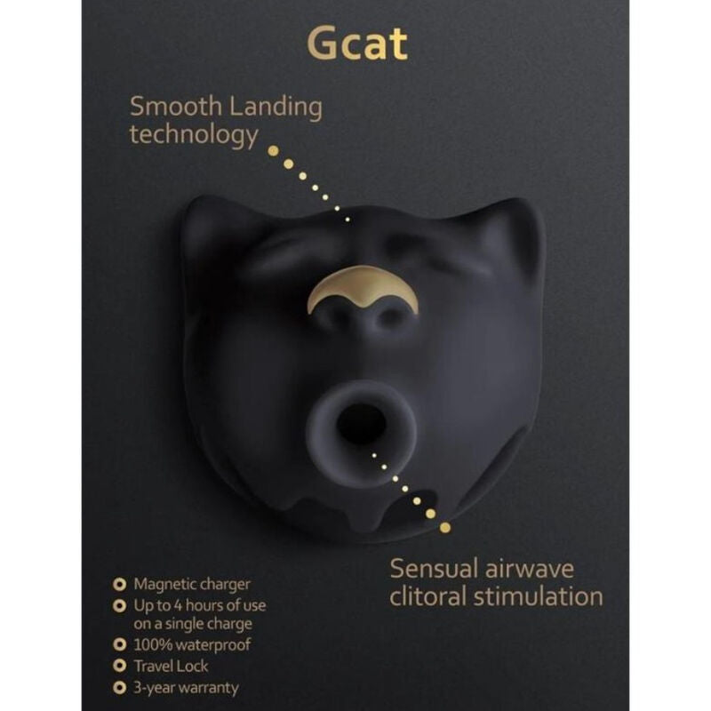 G-VIBE - GCAT MYSTIC CLITORIAL SUCKER NERO