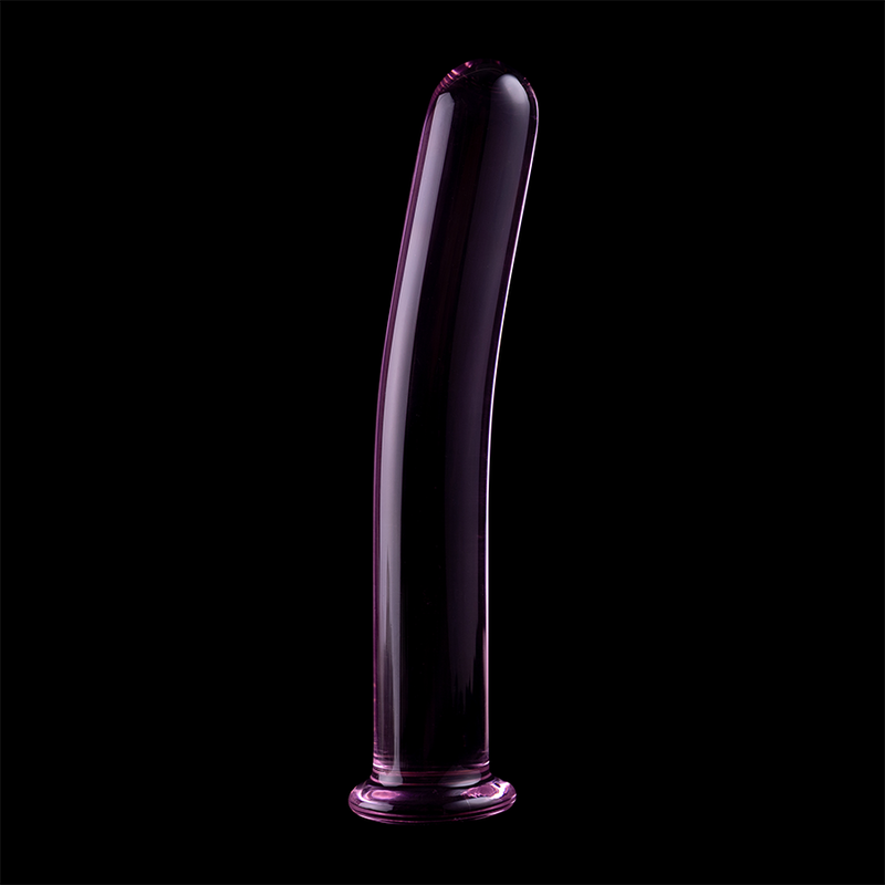 NEBULA SERIES BY IBIZA - MODELLO 9 DILDO IN VETRO BOROSILICATO ROSA 15.5 CM -O- 2.5 CM