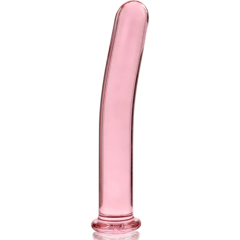 NEBULA SERIES BY IBIZA - MODELLO 17 DILDO IN VETRO BOROSILICATO ROSA 18.5 CM -O- 3 CM