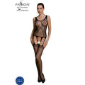 PASSION - COLLEZIONE ECO BODYSTOCKING ECO BS007 NERO