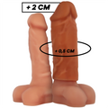VIRILXL - ESTENSIONE DEL PENE IN SILICONE LIQUIDO V3 MARRONE