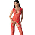 PASSION - BS099 BODYSTOCK ROSSO TAGLIA UNICA