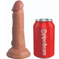 KING COCK - ELITE DILDO REALISTICO VIBRANTE E SILICONE 15.2 CM CARAMEL