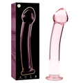 NEBULA SERIES BY IBIZA - MODELLO 11 DILDO IN VETRO BOROSILICATO ROSA 16 CM -O- 3 CM