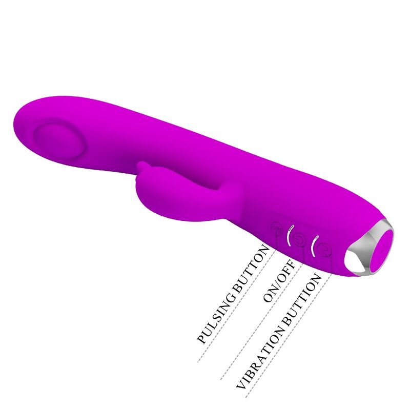 PRETTY LOVE - REGINA VIBRATORE-GEL ASPIRANTE RICARICABILE VIOLA