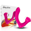 ARMONY - SECRETKISS LICKING VIBRATING CLITORIDE & VIBRATORE CURVO FUCSIA
