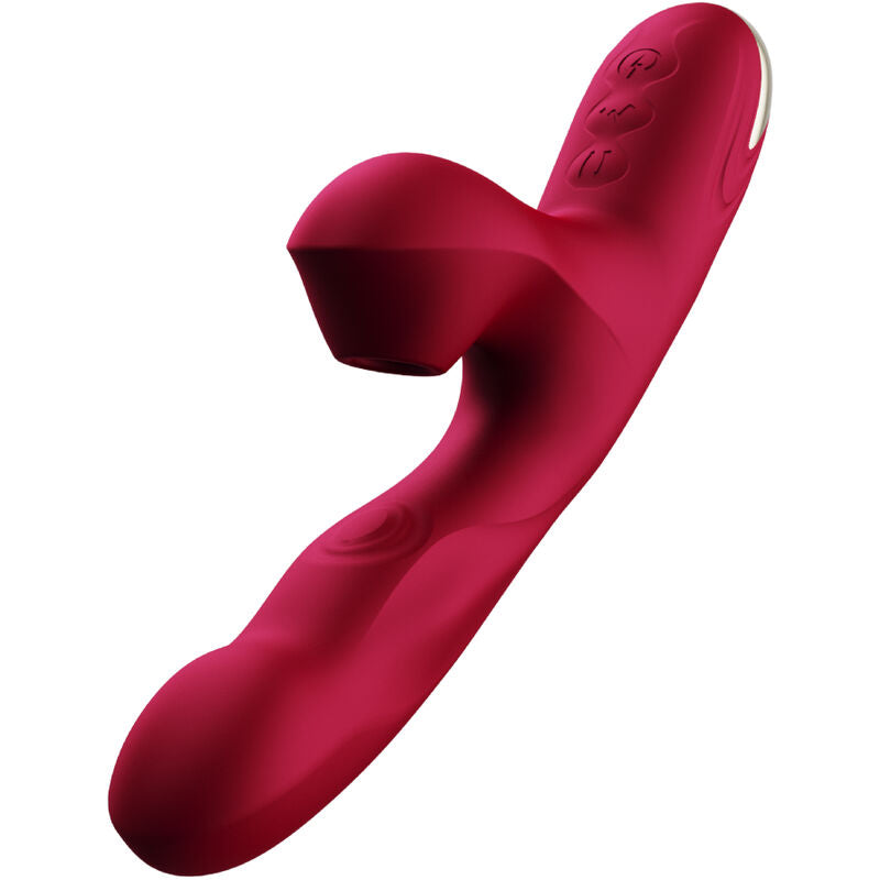 ARMONY - VIBRATORE BUMP E VENTOSA MODELLO 2 BORDEAUX