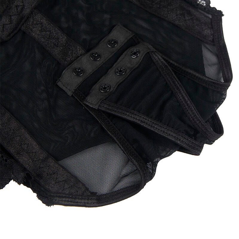SUBBLIME - ORSACCHIOTTO CON DETTAGLIO REGGERIZZATO SUL PETTO NERO L/XL