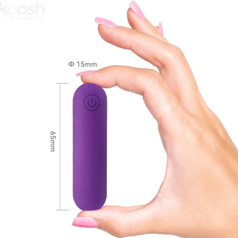 ARMONY - SPLASH JOLINE VIBRATORE BULLET IN SILICONE TELECOMANDO 10 VIBRAZIONI 6.5 X 1.5 CM VIOLA