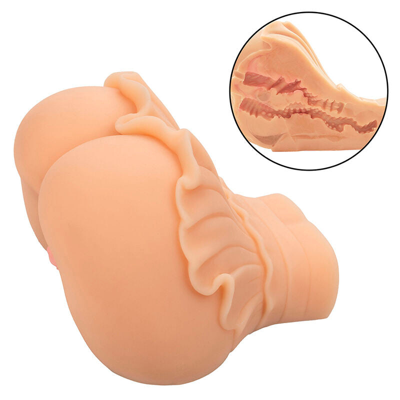 CALEXOTICS - THE PEEP SHOW GIRL DOPPIO MASTURBATORE REALISTICO FLESH