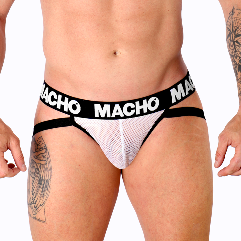 MACHO - MX26X1 JOCK GRID BIANCO L