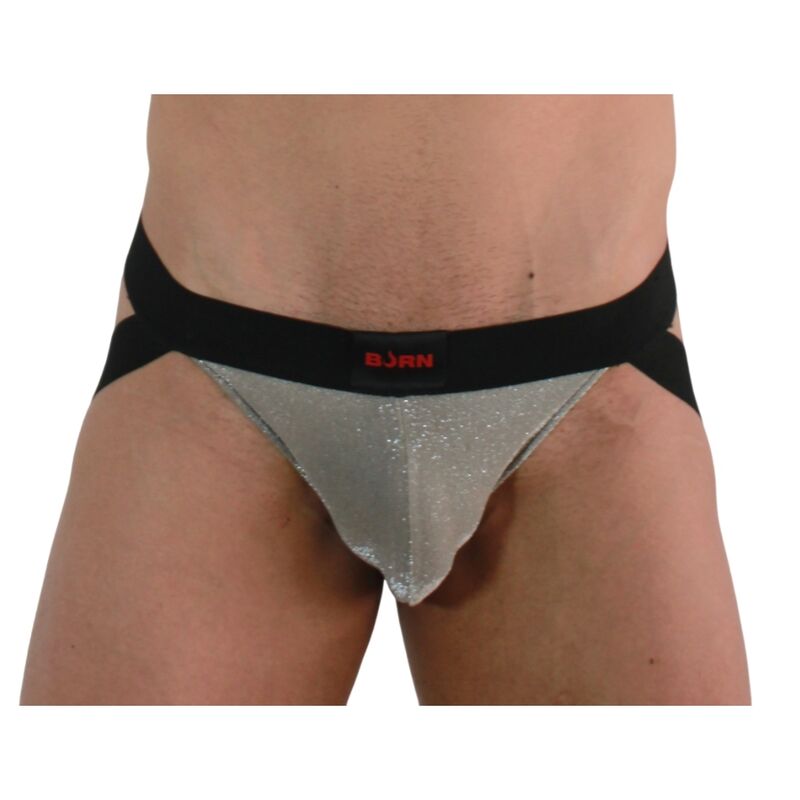 BURN - 001 JOCK BEIGE LUCIDO / NERO XL