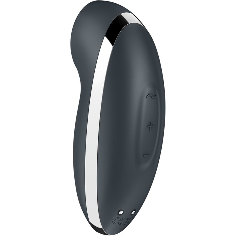 SATISFYER - TAP & CLIMAX 2 VIBRATORE E STIMOLATORE GRIGIO