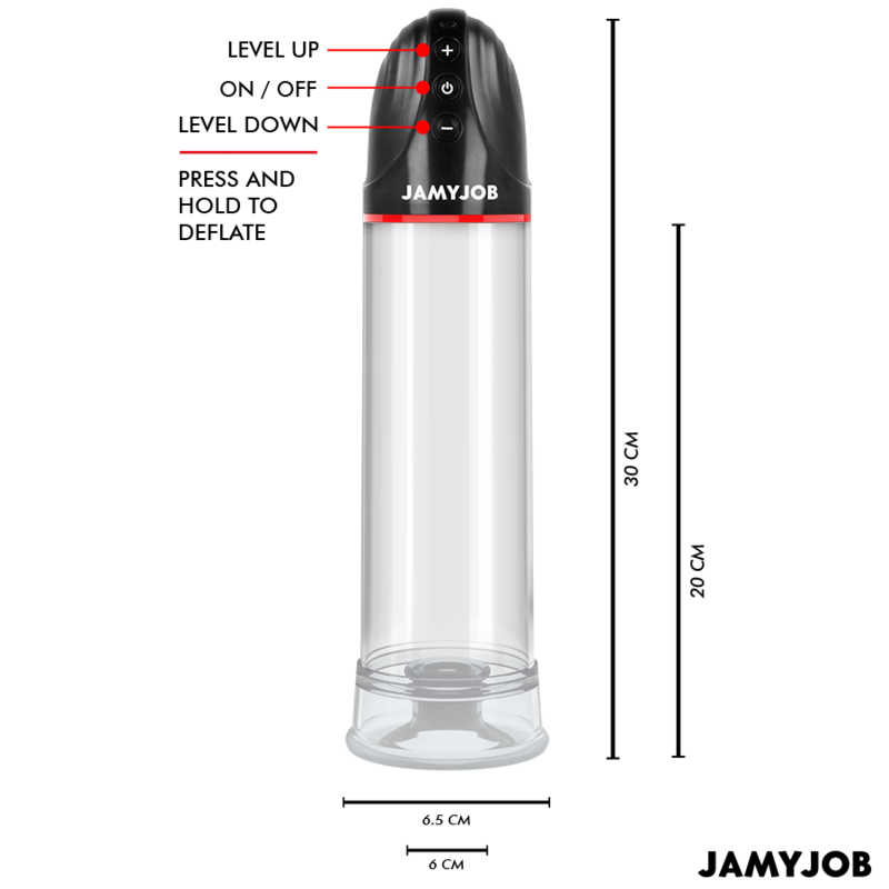 JAMYJOB - POMPA AUTOMATICA XPAND 3 LIVELLI DI ASPIRAZIONE GRIGIA