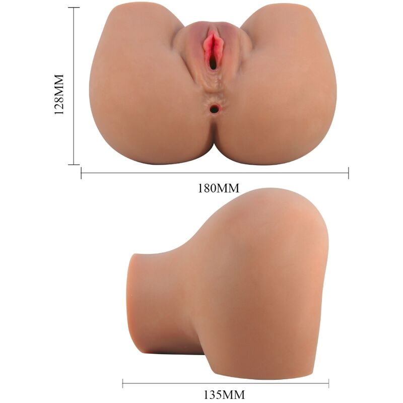 CRAZY BULL - VIBRATORE MILA CON VAGINA REALISTICA E CONTROLLO ANO REMOTO