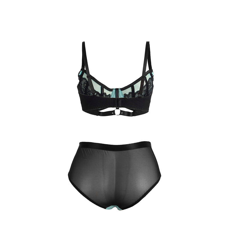 SUBBLIME - 955564 REGGISENO IN VERNICE VERDE CON CERNIERA IN RETE L/XL