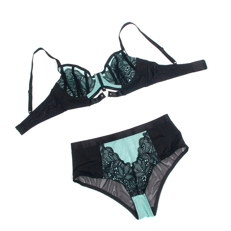 SUBBLIME - 955564 REGGISENO IN VERNICE VERDE CON CERNIERA IN RETE L/XL