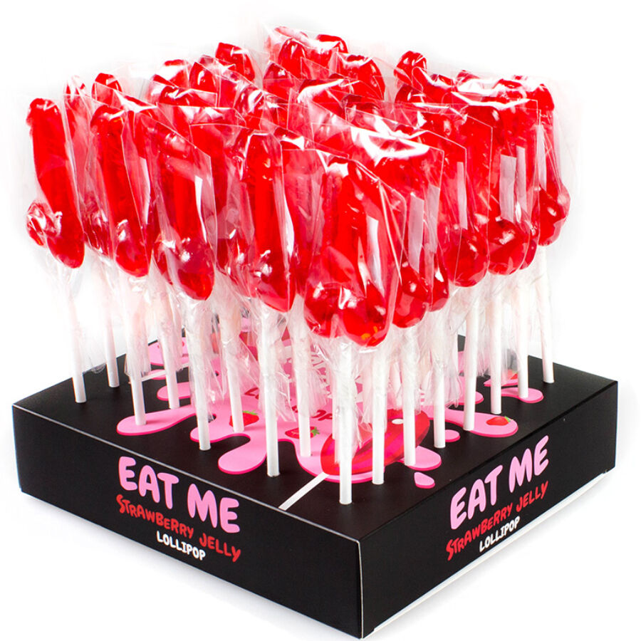 SECRETPLAY - ASSORTIMENTO ESPOSITIVO LECCA LECCA AL PENE CON ALCOOL 40 UNITÀ