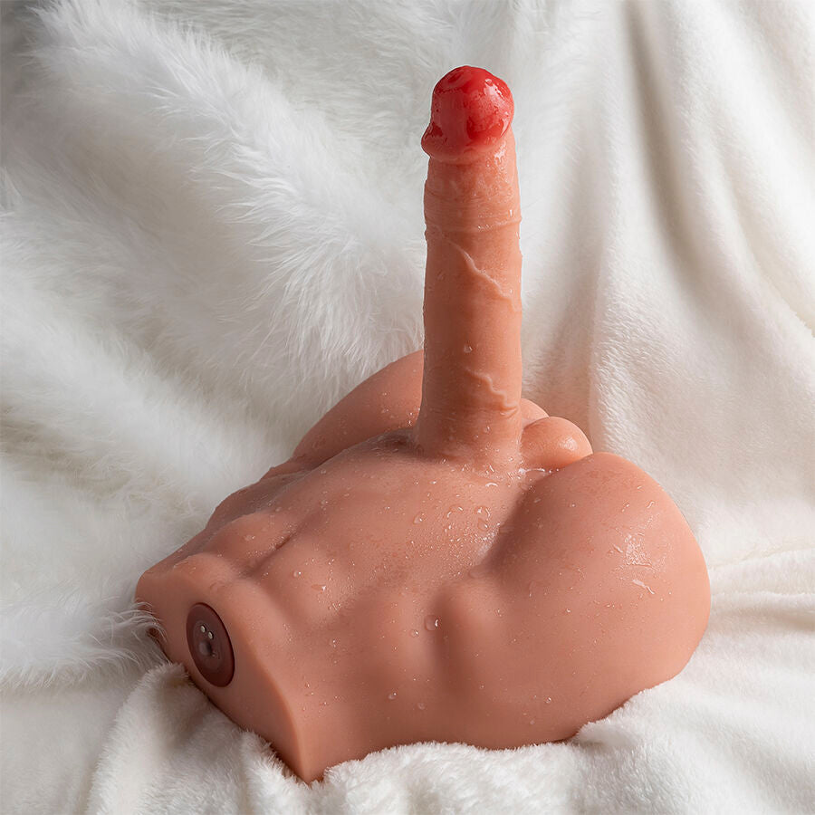 XISE - PEEL DILDO ASS DILDO MASTURBATORE REALISTICO POSIZIONE FRONTALE CON SPINTA 17,5 CM