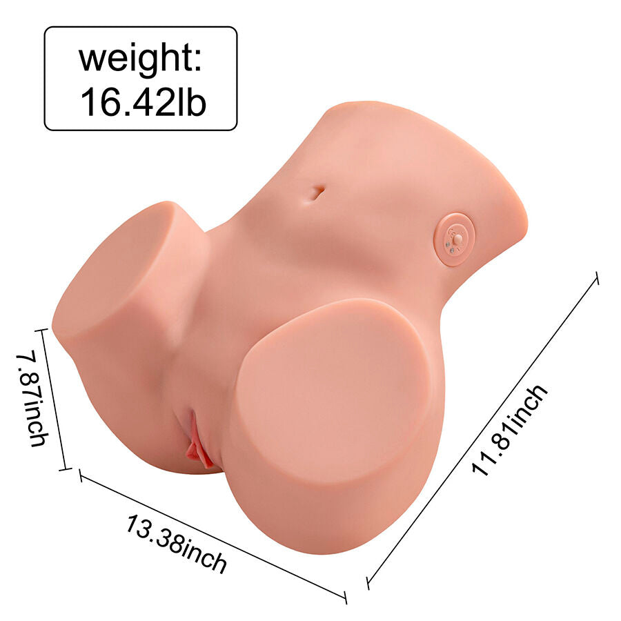 XISE - SYDNI MASTURBATORE VAGINALE REALISTICO MULTIPOSIZIONE CON SPINTA
