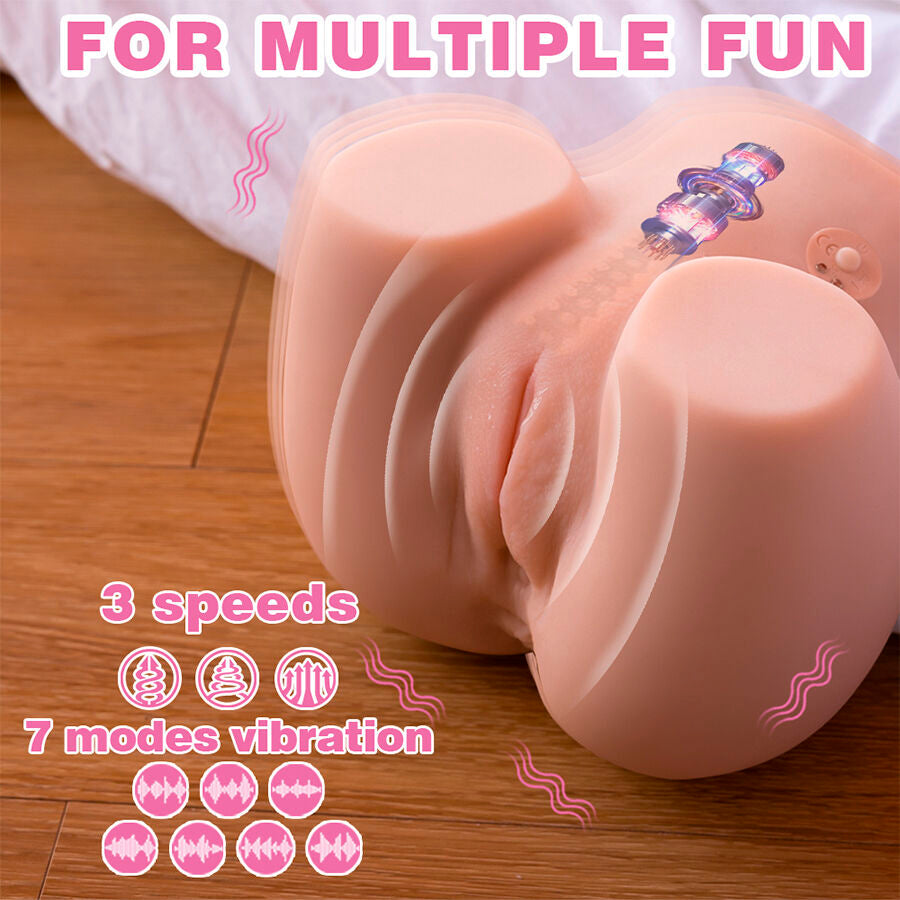 XISE - CONNIE BACK MASTURBATOR VAGINA E ANO REALISTICO MULTIPOSIZIONE CON VIBRAZIONE
