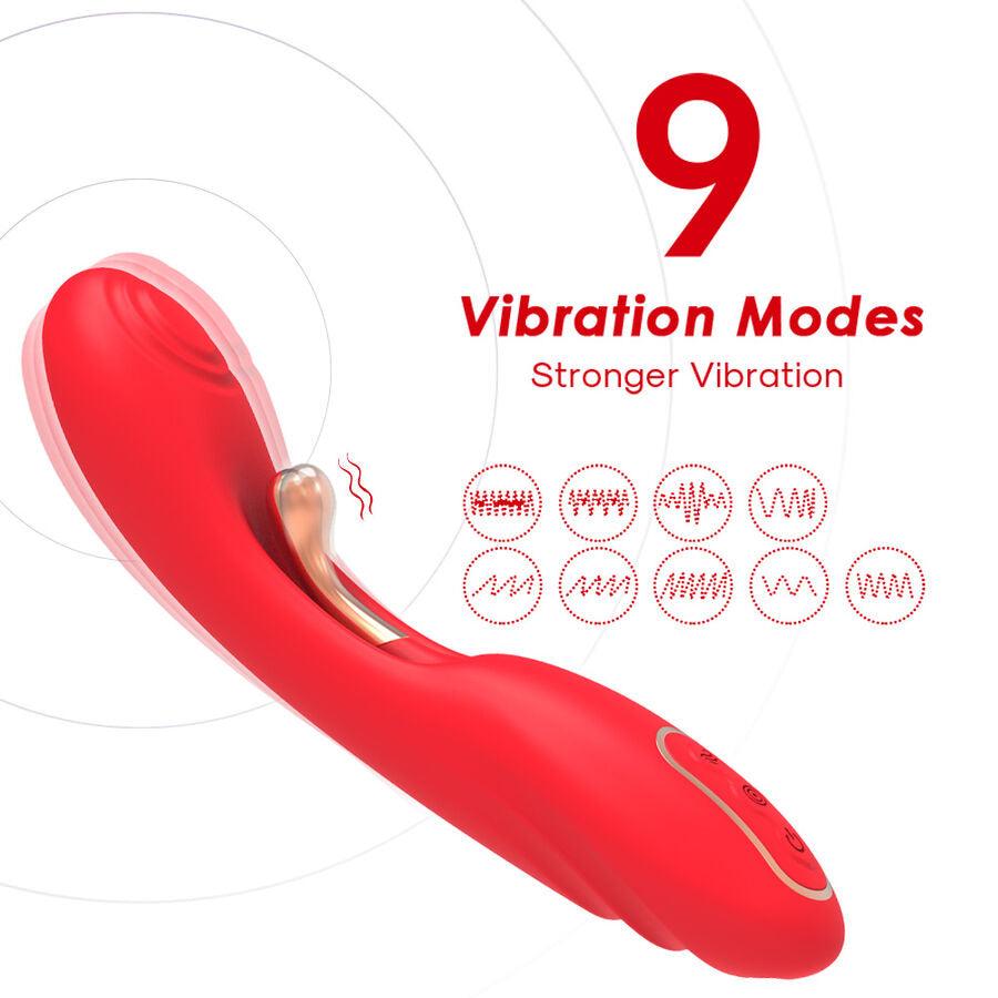 ARMONY - VIBRATORE CON LINGUA OSCILLANTE ROSSO