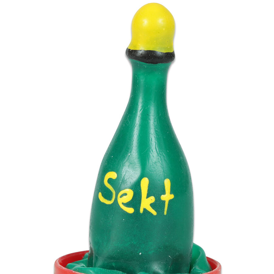 CONDOMERIE - PRESERVATIVI NOVITÀ DIPINTI A MANO CHAMPAGNE