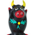 CONDOMERIE - PRESERVATIVI NOVITÀ DIPINTI A MANO BULL BLACK MODELLO 1