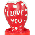 CONDOMERIE - PRESERVATIVI NOVITÀ DIPINTI A MANO CUORE - MODELLO I LOVE YOU 2