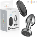 INTENSE - PLUG ANALE 10 VIBRAZIONI METALLO CON TELECOMANDO M