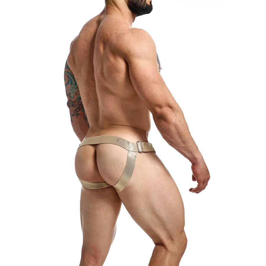 MOB - DNGEON JOCKSTRAP ANELLO PER IL PENE DORATO TAGLIA UNICA