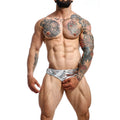 MOB - DNGEON JOCKSTRAP ANELLO PER IL PENE IN ARGENTO TAGLIA UNICA