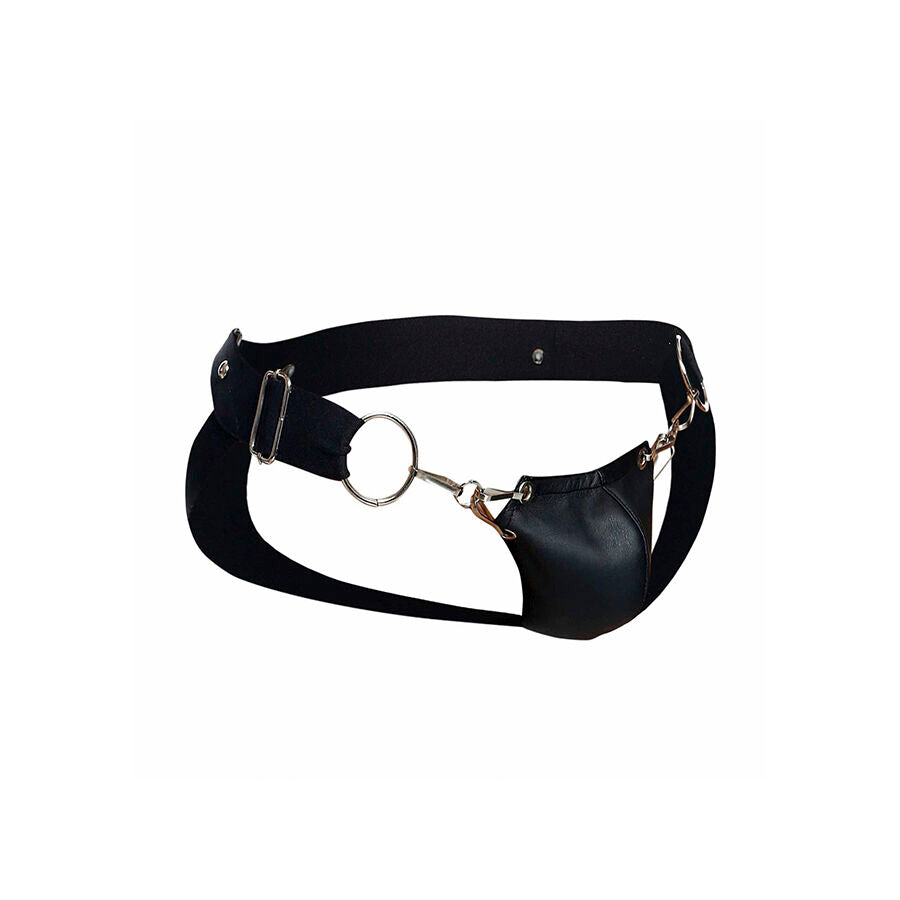 MOB - DNGEON JOCKSTRAP NERO A PRESSIONE TAGLIA UNICA