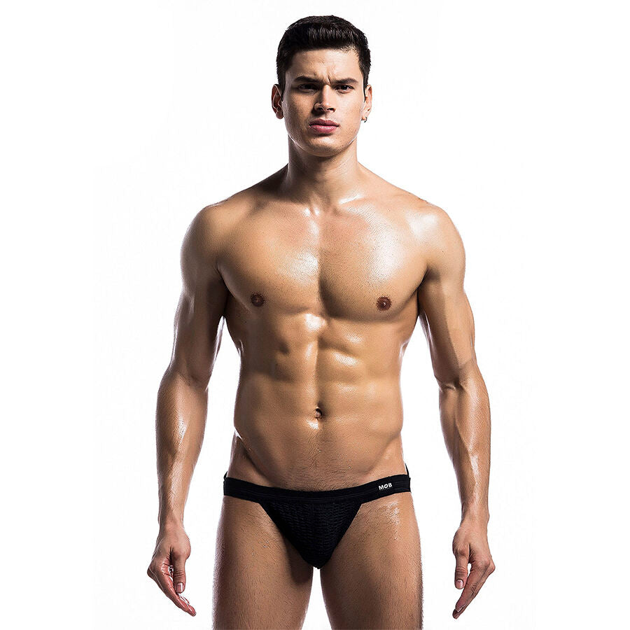 MOB - COSTUME DA BAGNO FETISH JOCKSTRAP NERO TAGLIA M