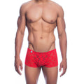 MOB - BOXER IN PIZZO ROSSO TAGLIA S/M