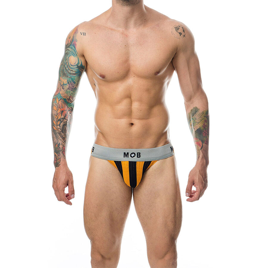 MOB - CLASSIC JOCK STRIPE ARANCIONE TAGLIA S