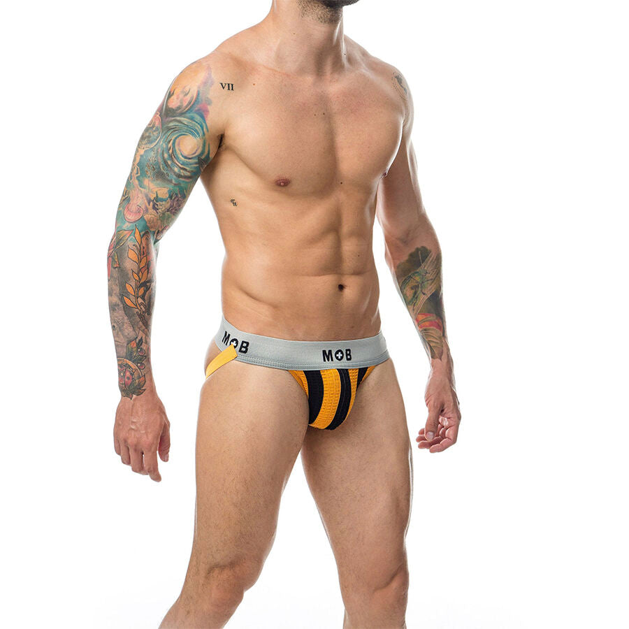 MOB - CLASSIC JOCK STRIPE ARANCIONE TAGLIA S