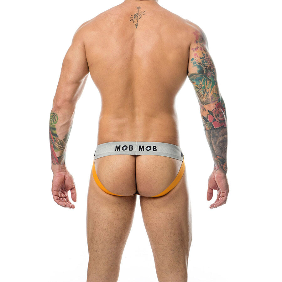 MOB - CLASSIC JOCK STRIPE ARANCIONE TAGLIA XXL