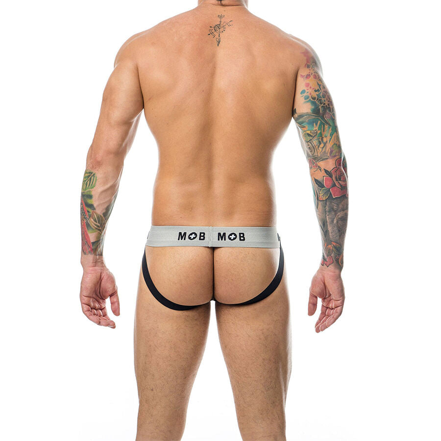 MOB - JOCK BIANCO A RIGHE CLASSICHE TAGLIA L