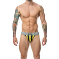 MOB - JOCK CLASSICO A RIGHE GIALLO TAGLIA XL