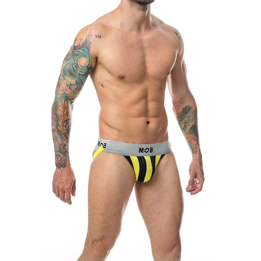 MOB - CLASSIC JOCK STRIPE GIALLO TAGLIA XXL